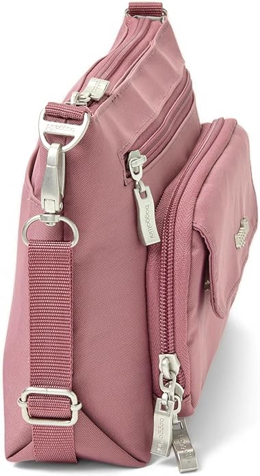 Baggallini Original Everyday 11x7.5 Crossbody Bags Rfid Protected Lightweight Nylon Zippered Travel Purse