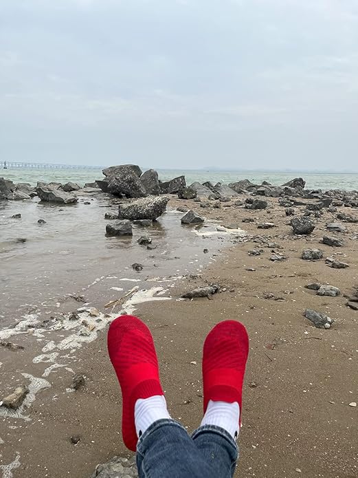 SLEVEL Lightweight Non Slip Travel Indoor Grip House Slipper Socks Unisex Adult Around The House Floor Home Shoes for Women Men
