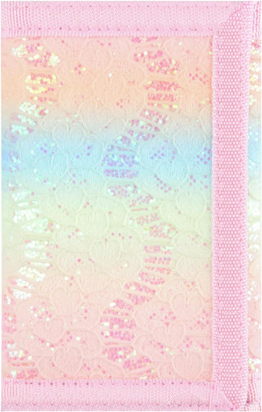 NEICY RFID Blocking Canvas Wallet for Men and Women - Camo Trifold Outdoor Sports Wallets with Magic Sticker for Teen Kids (Rainbow4)