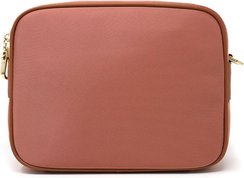 Womens Anti-Theft Water-Proof Travel Crossbody Bag with Slash-Resistant Faux Leather & Locking Clasps Strap