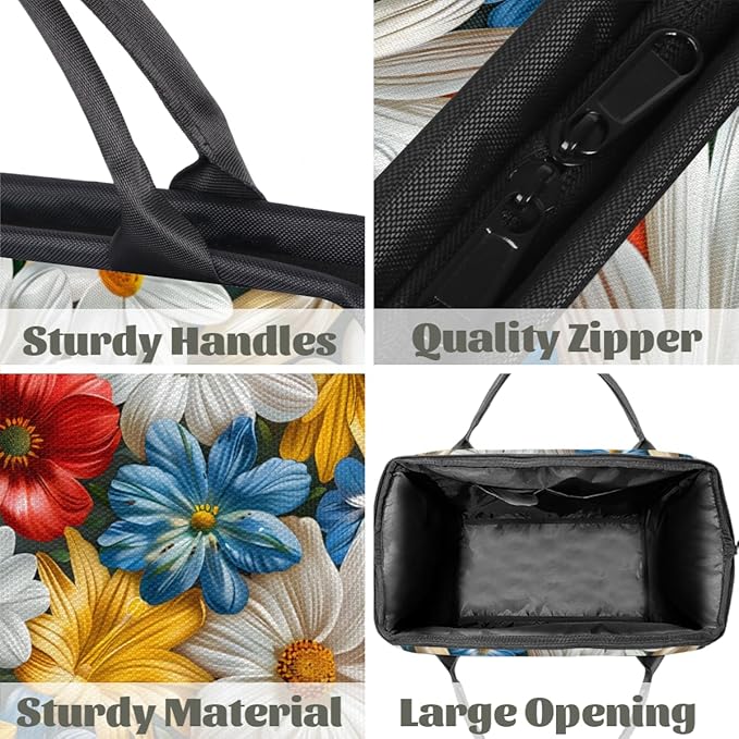 Rural Floral Overnight Weekender Bag for Women Men Travel Duffel Bags Waterproof Luggage Carry on Sports Yoga Gym Bag