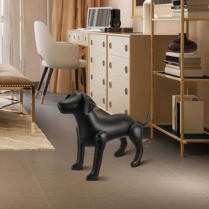 jojofuny Inflatable Dog Mannequin: Standing Model for Pet Clothing Display - Dog Clothes Hangers for Pet Shop Store Clothes Display Stand