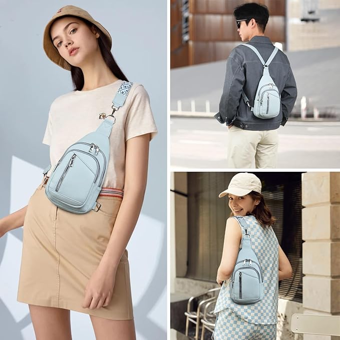 MYHOZEE Small Diaper Bag Crossbody Sling Purse for Women - 2 in 1 Leather Backpack with 2 Straps for Short Trips Work Daily | Mini diaper bag, Instant Wipes pocket, Adjustable Straps, Credit card slot, Moms and dads, Reusable Wipe pouchs