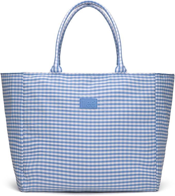 Montana West x Lee Extra Large Soft Cotton Tote Bag for Women Thick Lightweight Shoulder Bag Reusable Grocery Bag