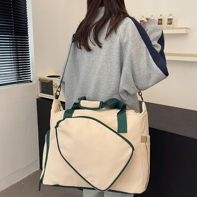 Functional Gym Duffle Bag Features Wet Dry Compartment and Separate Shoe Pocket Ergonomic Design Separate Wet/Dry