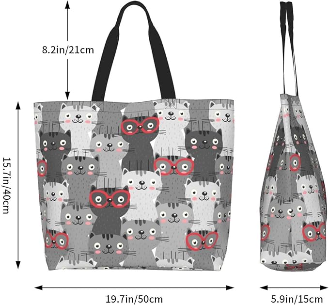 Tote Bag for Women Large Beach Bag Reusable Grocery Bags Handbag for Travel Shopping