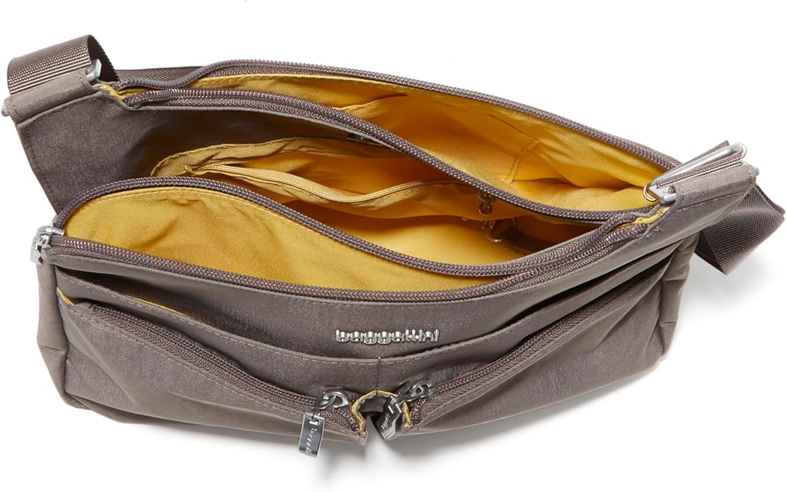 Baggallini Crossbody Travel Bag 11x8.5 Lightweight Water-resistant Nylon Handbag
