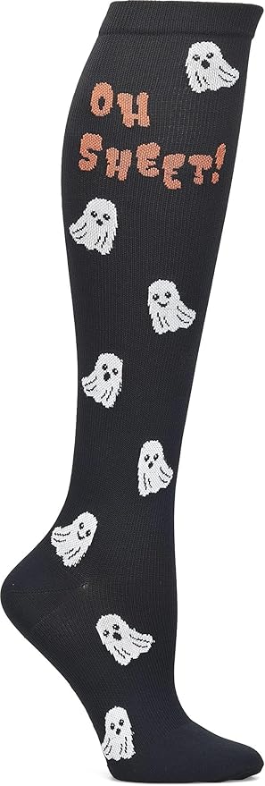 Nurse Mates Women's Calf Socks | 12-14 mmHg Compression | Superior Support & Comfort | 1 Pair