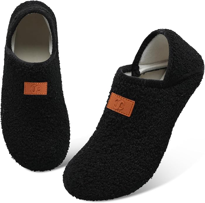 Scurtain Unisex Adults Rubber Sole Slippers