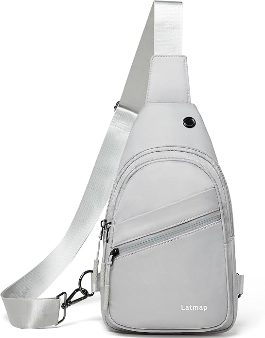 Sling Bag For Women Faux Leather Small Casual Daypack Backpack Fanny Pack Crossbody Chest Bags Purse