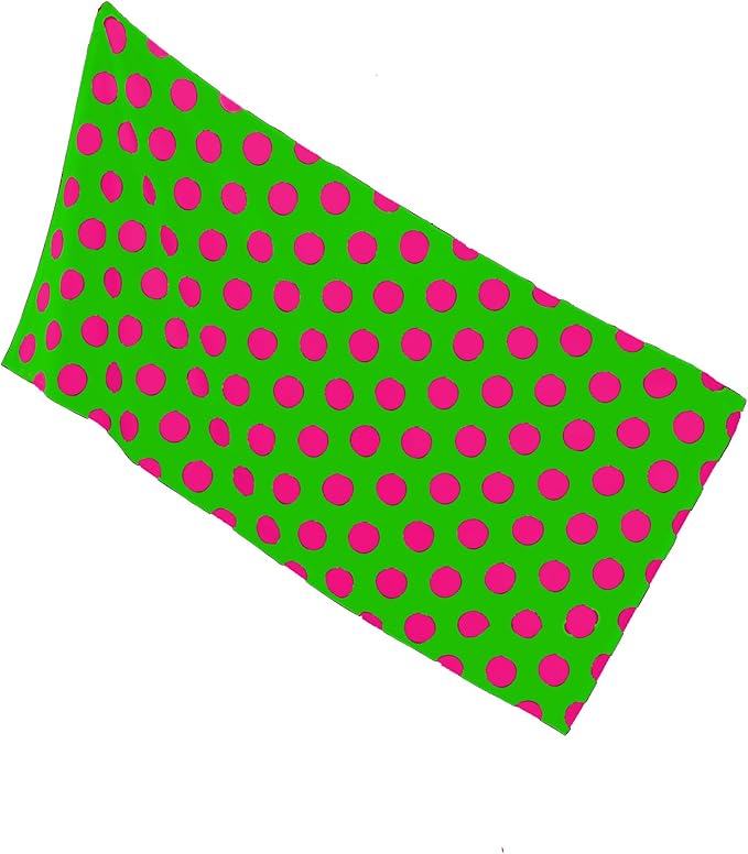BY LORA byLora Polka Terry Beach Towels, Hot Pink - Lime, 3 Counts