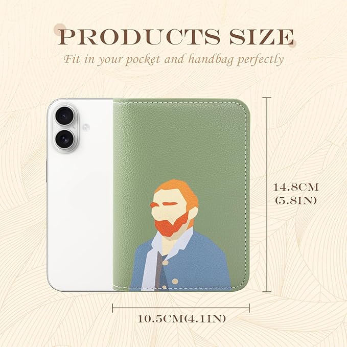 Lychii Passport Holder, Slim Passport Cover Travel Wallet with RFID Blocking, PU Leather Protector Pouch Protective Case for Passports, Boarding Pass, ID Cards