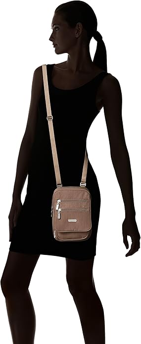 Baggallini Journey Crossbody Bags for Women 9x6 Small Lightweight Travel Handbag W/RFID