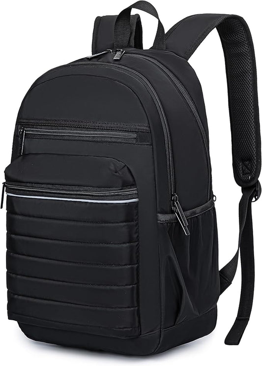 KEOFID Travel Backpack for Women, Womens Work Backpacks, Anti-theft Backpack Purse, Back pack for College Girls, Carry-On Travel Backpacks,Bookbag(Carbon Black)