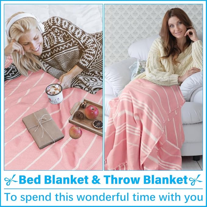 Oversized Turkish Beach Towel Blanket XXL Cotton Sandproof Towels Boho Woven Extra Large Big Sand Free Giant Throw Blankets Huge Quilt XL Picnic Camping Necessities Cloud for Adult Gifts