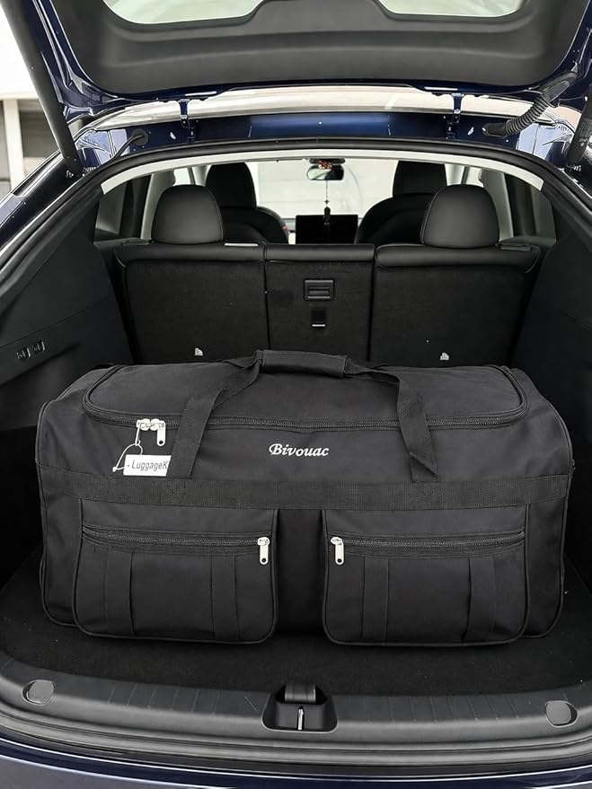 36-Inch XL Rolling Duffel Bag with Wheels - Ideal Travel Bag for Travel, Sports, Hockey, and Cargo Outdoor Hockey Bag - Convenient and Spacious Gym Bag (Black)