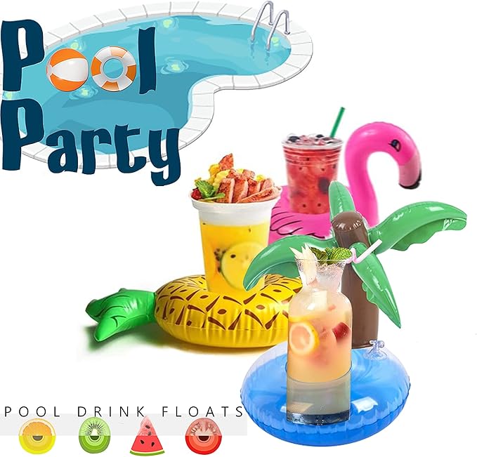 Pool Float Set for Dogs - Raft With Collapsible Bowl, Non-Toxic Water Toys for Small Dogs, Puppies and Doggies, Yellow Duck