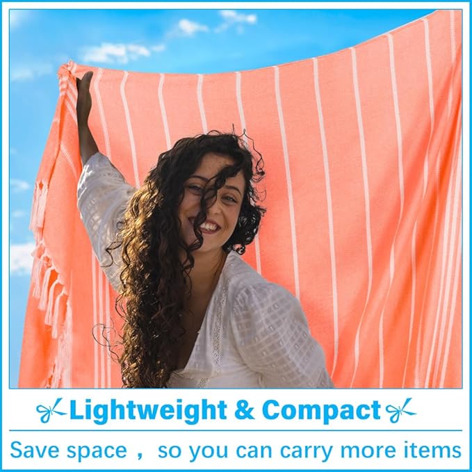 Oversized Turkish Beach Towel Blanket XXL Cotton Sandproof Towels Boho Woven Extra Large Big Sand Free Giant Throw Blankets Huge Quilt XL Picnic Camping Necessities Cloud for Adult Gifts