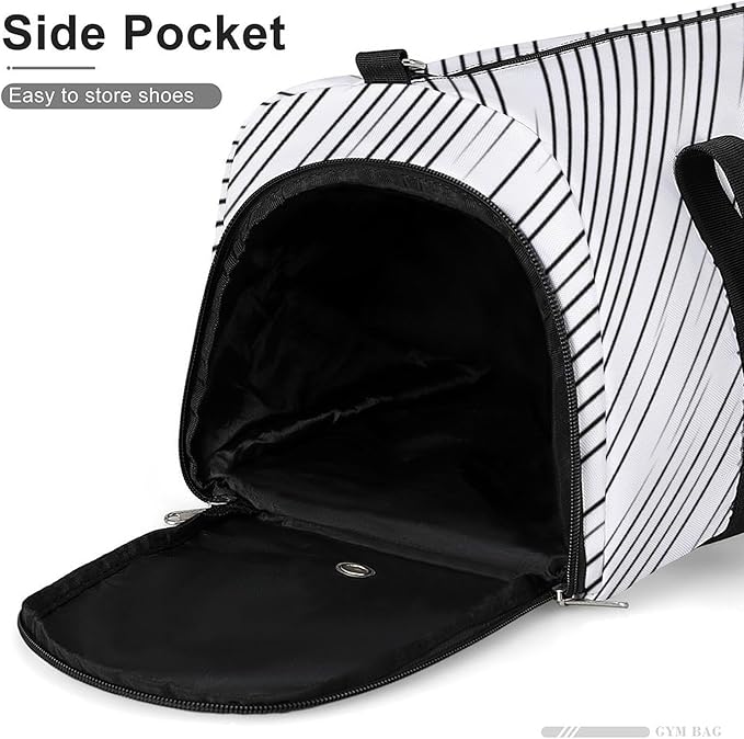 Gym Bag for Men & Women Duffle Bag for Travel Gym Sports Weekender Bag with Shoe Compartment Overnight Large Fitness Bag