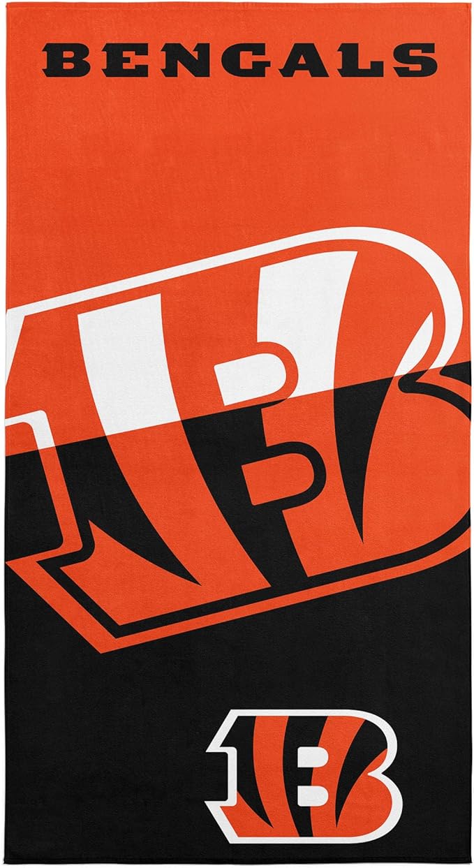 Northwest NFL Oversized Microfiber Beach Towel, 60 x 70 Inches – Quick Dry, Sand Resistant, Lightweight, Highly Absorbent, Shibori Design