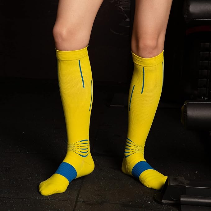 NEENCA Compression Socks, Medical Athletic Calf Socks for Injury Recovery & Pain Relief, Sports Protection—1 Pair, 20-30 mmhg