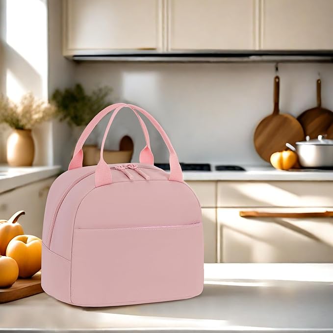 LEDAOU Lunch Box for Women Insulated Lunch Bag Cute Lunchbox Compact Cooler Thermal Reusable Lunch Tote for Work School Picnic Travel