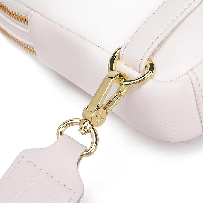 Haytijoe RFID Anti-Theft Sling Bag for Women, Small Crossbody Travel Purse with Locking Zippers, Lightweight Everyday Bag