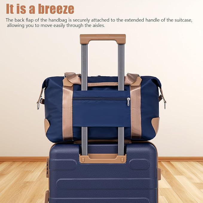 Luggage Sets 5 Piece Durable Suitcase Set with Spinner Wheels, Hard Shell Carry on Luggage with TSA Lock, Large Checked Travel Suitcases for Men and Women