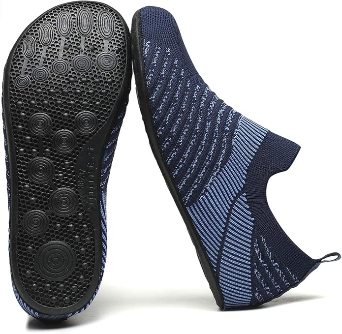 ditont Non-Slip Indoor House Slippers Lightweight Comfortable Grip House Home Shoes for Men Women