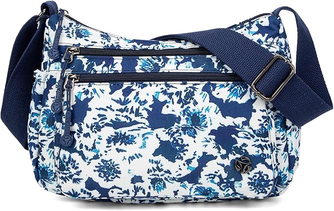 Casual Crossbody Bag with Anti Theft Pocket - Women Lightweight Water-Resistant Purse Bag