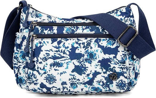 Casual Crossbody Bag with Anti Theft Pocket - Women Lightweight Water-Resistant Purse Bag