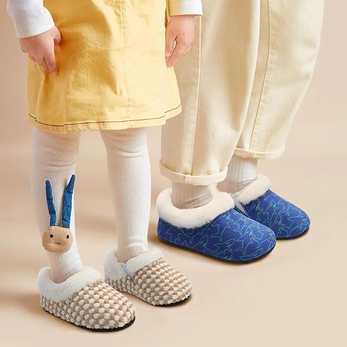 Centipede Demon Toddler Slippers for Boys Girls Slip on Kids Baby Toddlers House Shoes Lightweight Barefoot Furry Sock Shoes Indoor Outdoor Warm Walking Shoes