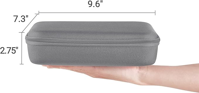Mkono Travel Sunglasses Organizer Glasses Case Multiple Pairs with Adjustable Slots Eyeglasses Case Storage Box for Men (5 Slots, Gray)
