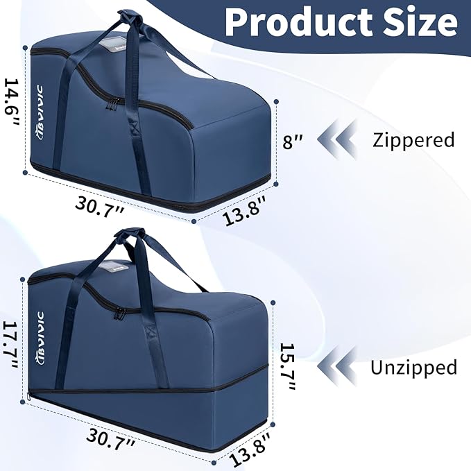 Car Seat Travel Bag Compatible with UPPAbaby Aria and Mesa, Infant Car Seat Travel Bag Car Seat Cover for Airplane Travel (Blue)