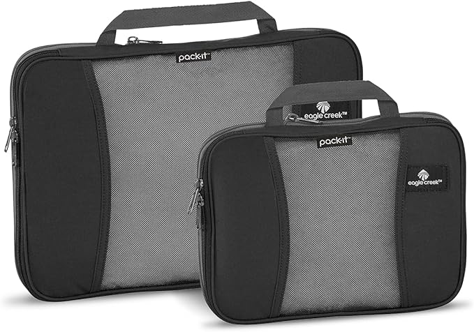 Eagle Creek Travel Gear Pack It, Black 2 Pack, One Size