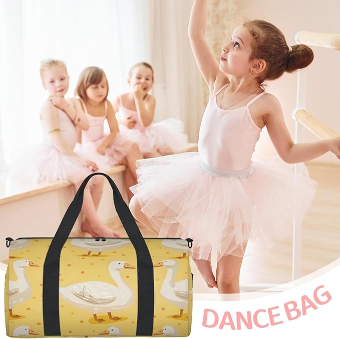 Duck Pattern Travel Duffle Bag for Women Men, Overnight Weekender Bag, Carry on Tote for Sport Gym