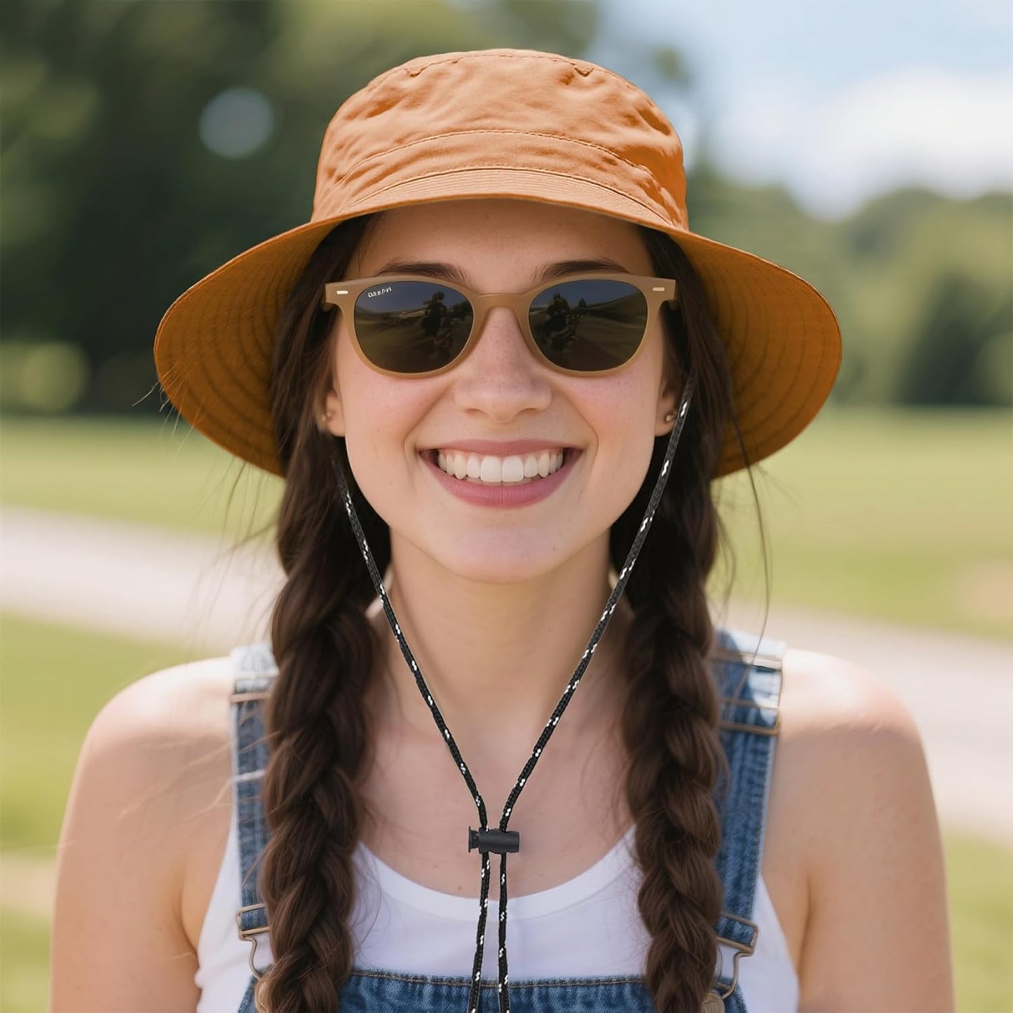 Durio Waterproof Bucket Hats for Woman UPF 50+ Sun Hat UV Protection Packable Rain Hats for Women Lightweight Hiking Hat