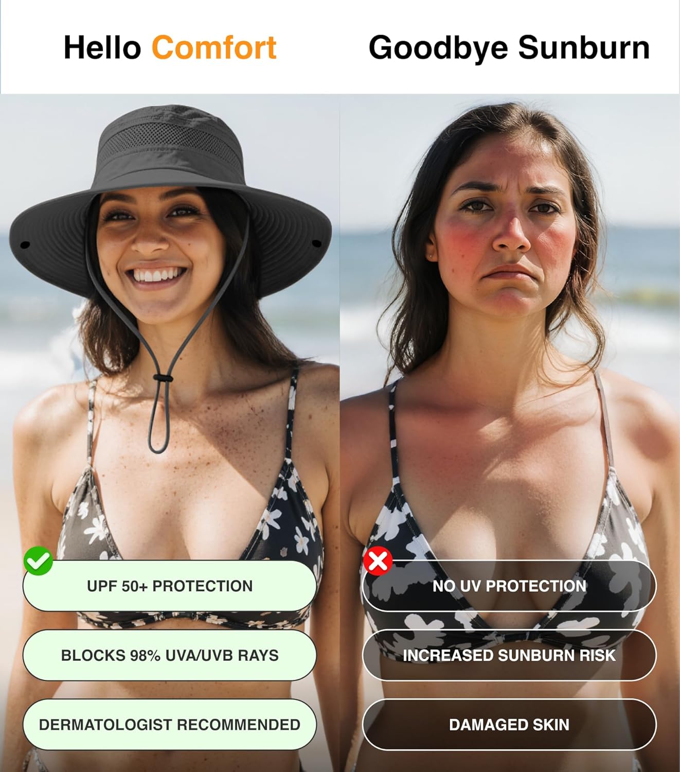 GearTOP Safari Sun Hat for Men and Sun Hats for Women UV Protection UPF 50+ Hiking, Gardening, Fishing