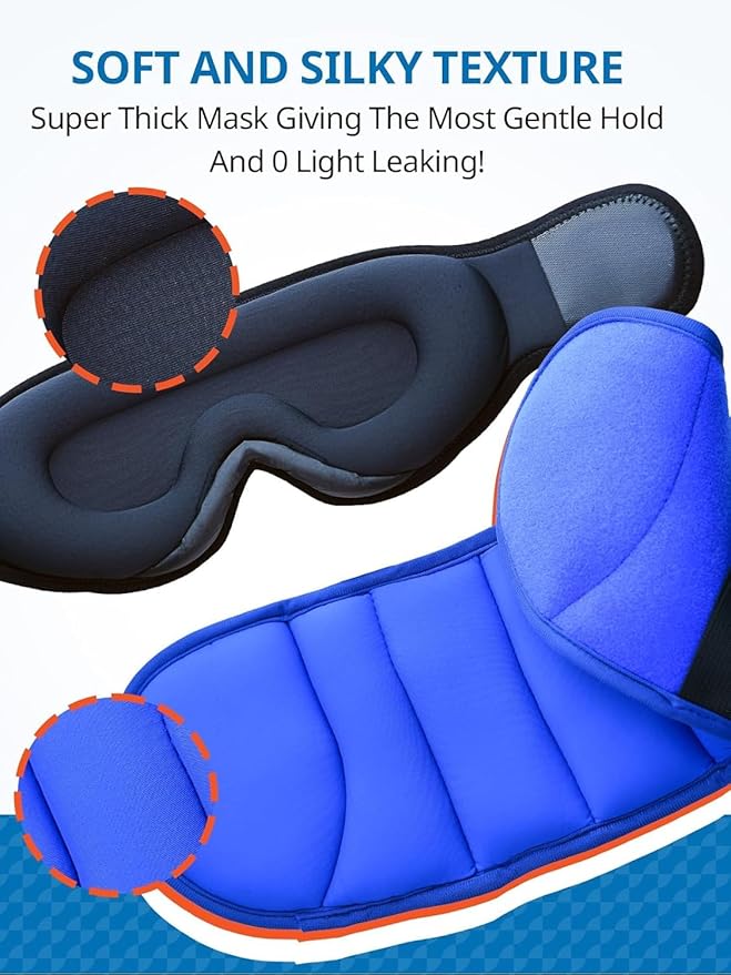 Travel Pillows for Airplanes, Airplane Pillow for Long Flight Car Road Trip, Airplane Head Strap with Sleep Eye Mask, 360° Support Headrest, Stop Bobblehead Travel Neck Pillow, Mottled Red