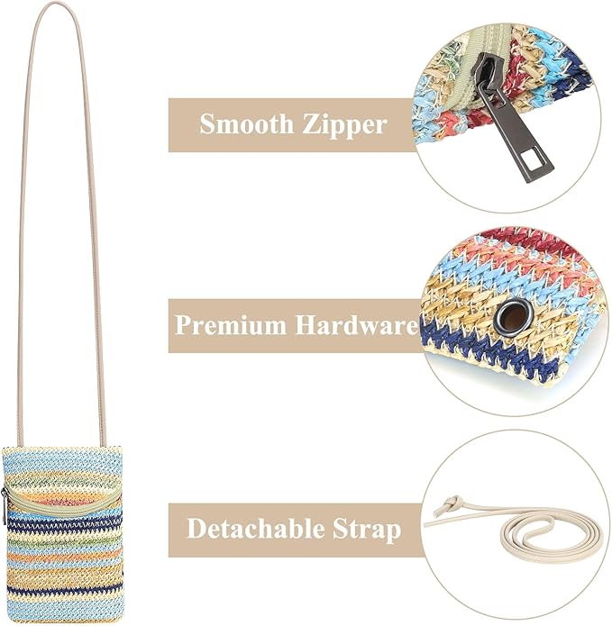 Small Crossbody Women Cell Phone Purse Wallet Bag With Shoulder Strap