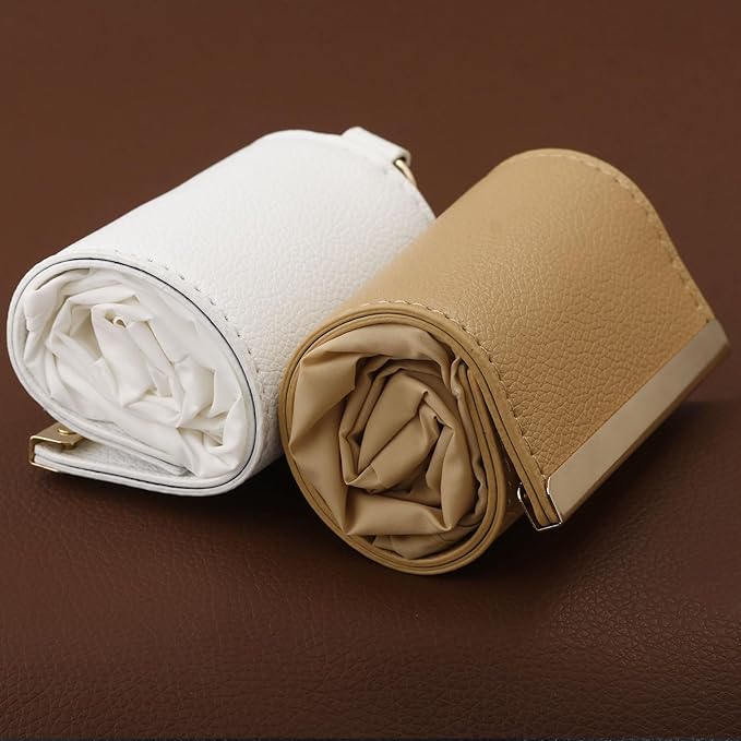 Foldable Tote Bag Keychain - Large Capacity Portable Shopping Bag Keyring - Reusable Groceries Bag for Daily Use