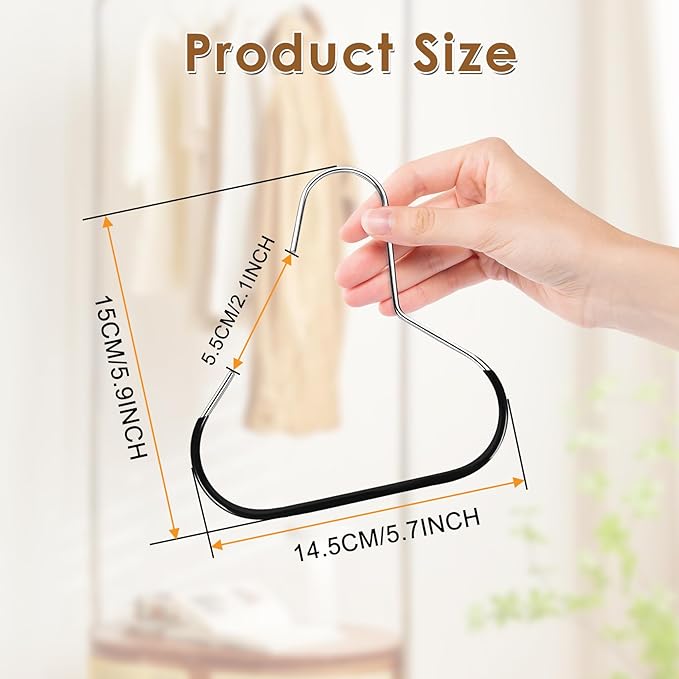 Hat Organizer Belt Hanger for Closet 8Pcs Black Baseball Caps Organizer for Closet Hat Racks for Belt Ties Tank Tops