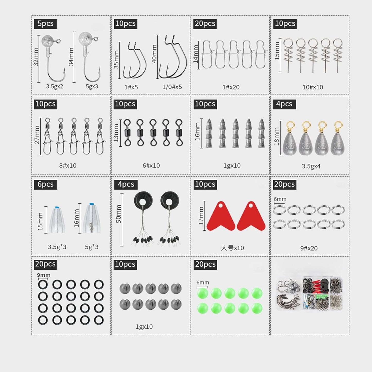 Fishing Pole Combo,2PCS 6.89ft Carbon Fiber Fishing Rods,Spinning Reels 170Pcs Worm Lure Kit Texas-Rigs-for-Bass Carrier Bag for Travel Freshwater