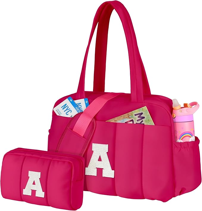 Vogewood-College Gifts for Girls-Dance Bag, Kid Weekender Bags-Teen Girl Gifts Trendy Stuff-Girl Overnight Bag with Wet Pocket-Personalized Cheer Bags with Makeup Pouch-Gifts for Women Birthday Unique