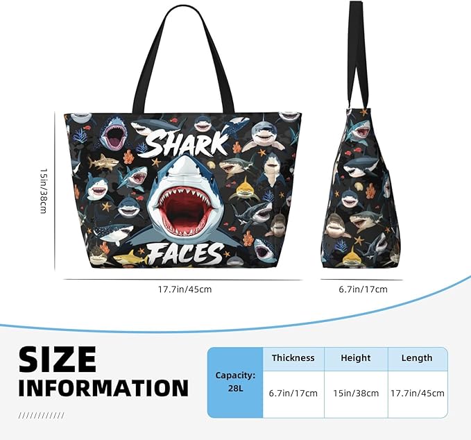 Large Beach Tote Bag Beach Bag Waterproof Sandproof Lightweight Women Tote