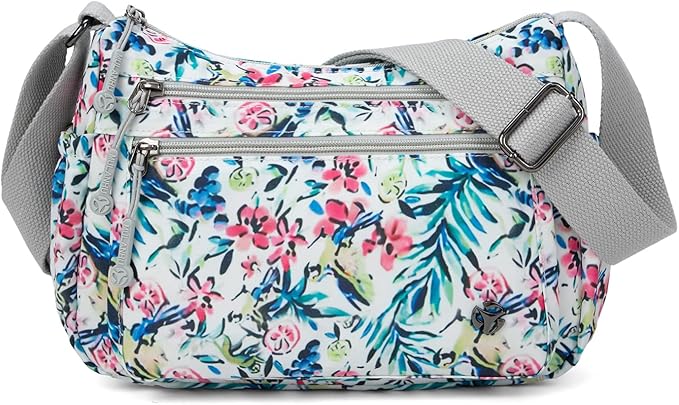 Casual Crossbody Bag with Anti Theft Pocket - Women Lightweight Water-Resistant Purse Bag