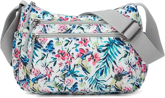 Casual Crossbody Bag with Anti Theft Pocket - Women Lightweight Water-Resistant Purse Bag