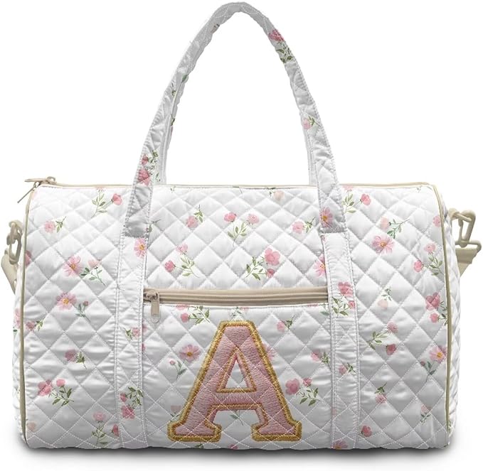 COEQINE Duffle Bag Women Large Travel Personal Item Travel Bag Quilted Tote Bag For Woman Medium Overnight Luggage Bag with Trolley Sleeve