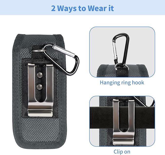 Kenobee Multitool Sheath EDC Pouch Compatible with Leatherman Wave Plus Wingman Surge Rebar, Multi-Purpose Belt Clip Tool Holder Bag, Utility Tactical Waist Pack Camping Hiking Pocket Organizer Case