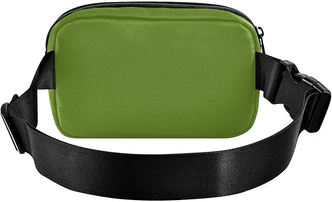Fanny Pack for Women Men Water Resistant Fashion Waist Packs with Adjustable Strap Belt Bag for Travel Workout Jogging Hiking Olive Drab
